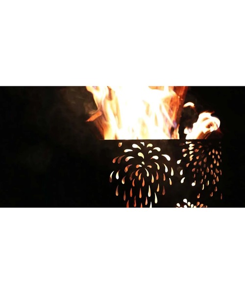S'more 「 和柄6面焚火台 」 焚き火台＆横長天板＆収納袋セット