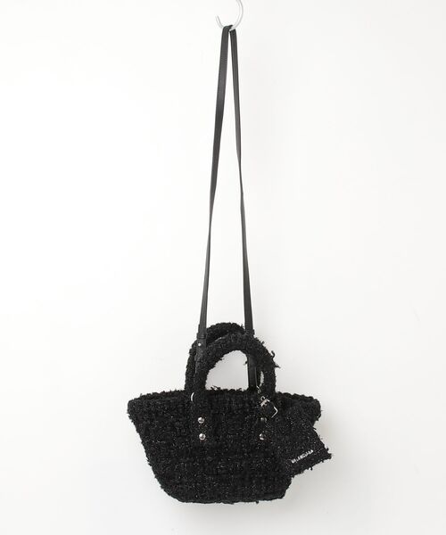 BALENCIAGA（バレンシアガ） ビストロ XXS ツイード2WAYバッグ