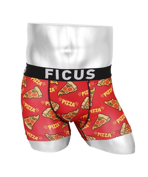 FICUS（フィークス） ボクサーパンツ Hot Pizza メンズ ボクサーパンツ