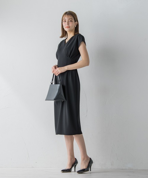 「ketty」 半袖ワンピース S ネイビー レディース_画像4