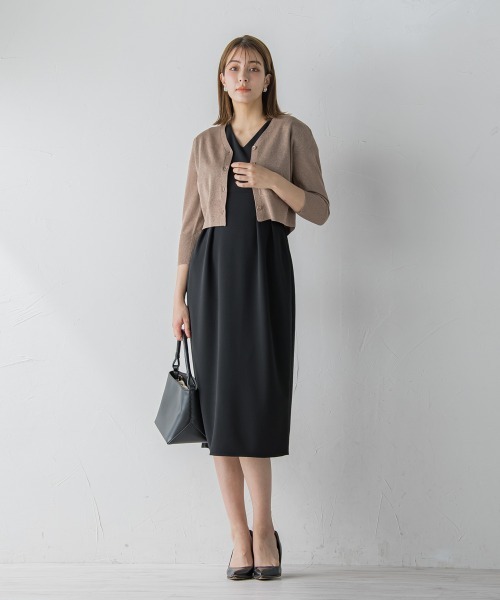 「ketty」 半袖ワンピース S ネイビー レディース_画像7