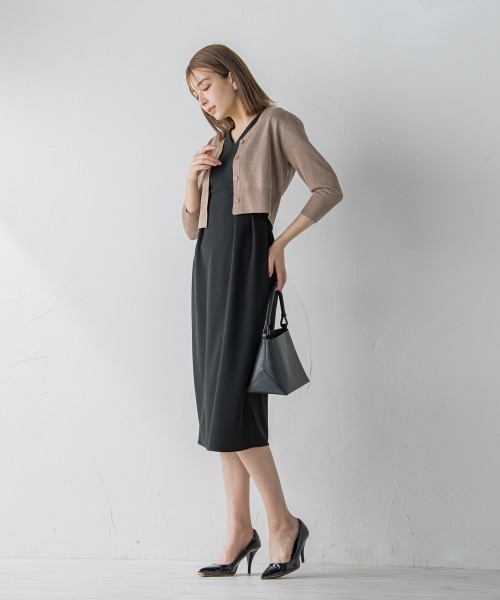 「ketty」 半袖ワンピース S ネイビー レディース_画像9