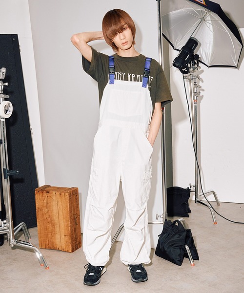 DEAD STOCK [日本製] EDWIN 生成極厚コットンオーバーオール　Ｌ 直営店限定】オーバーオール【ユニセックス】|EDWIN|エドウイン