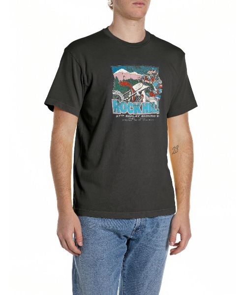 tシャツ ヘビーコットンジャージーROCK HILL Tシャツ メンズ