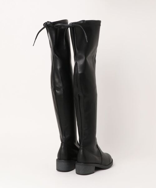 「Burner」 ロングブーツ 36 ブラック レディース_画像2