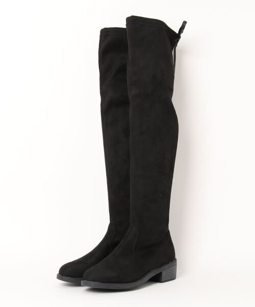 「Burner」 ロングブーツ 36 ブラック レディース_画像5