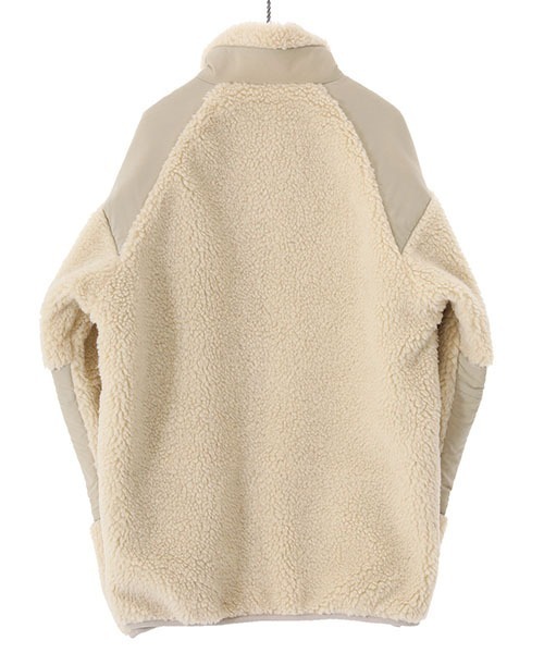 【美品】WOOLRICH ウールリッチ　ブルゾン　ベージュ　スタジャン　S WOOLRICH（ウールリッチ） ダウンジャケット USA製 ベージュ 80s 21032