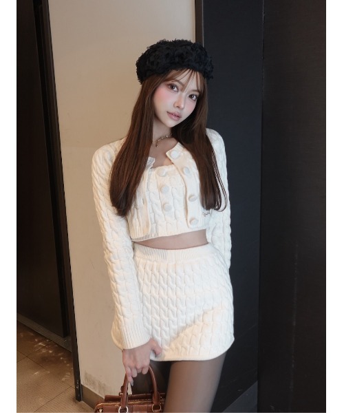 Darich（ダーリッチ） ワンピース DOLLYケーブルニット3ピースセット