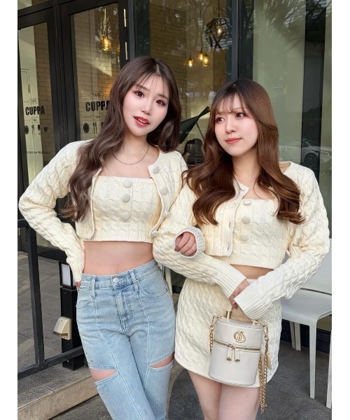 ダーリッチ DOLLYケーブルニット3ピースセット DOLLYケーブルニット3ピースセット – Darich