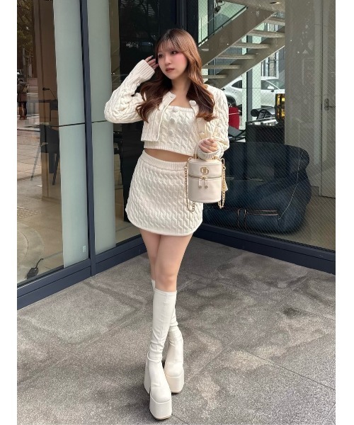 Darich（ダーリッチ） ワンピース DOLLYケーブルニット3ピースセット