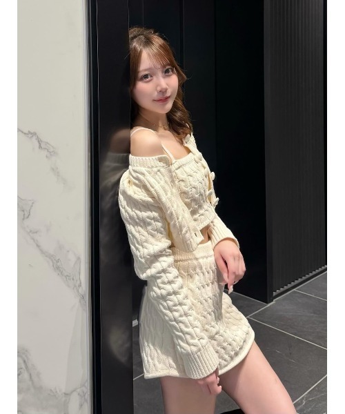 Darich（ダーリッチ） ワンピース DOLLYケーブルニット3ピースセット