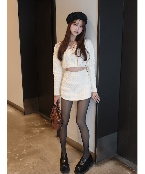 Darich（ダーリッチ） ワンピース DOLLYケーブルニット3ピースセット