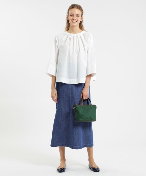 「MACKINTOSH PHILOSOPHY」 長袖ブラウス 38 ホワイト レディース_画像5