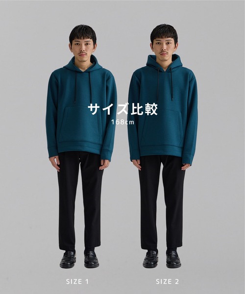 「UNITED TOKYO」 プルオーバーパーカー 4 ライトグレー メンズの画像
