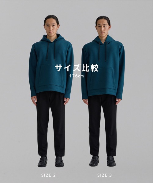 「UNITED TOKYO」 プルオーバーパーカー 4 ライトグレー メンズの画像