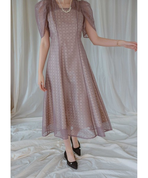 「Dorry Doll」 半袖ワンピース MEDIUM ブルー レディース_画像4