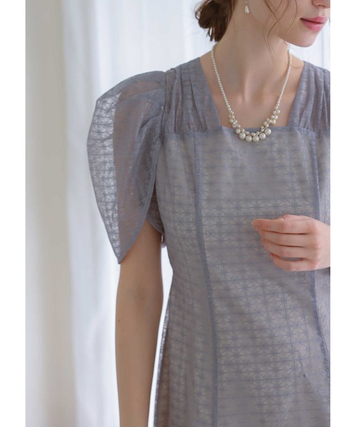 「Dorry Doll」 半袖ワンピース MEDIUM ブルー レディース_画像7