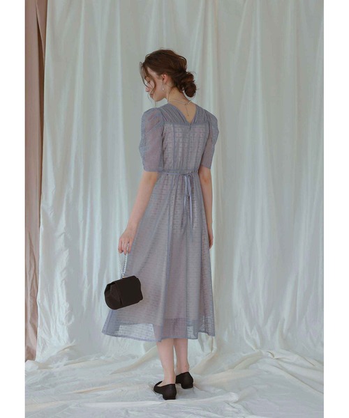 「Dorry Doll」 半袖ワンピース MEDIUM ブルー レディース_画像9