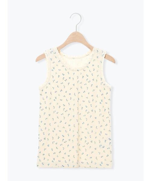 Samansa Mos2（サマンサモスモス） tシャツ 花柄パターンメッシュ