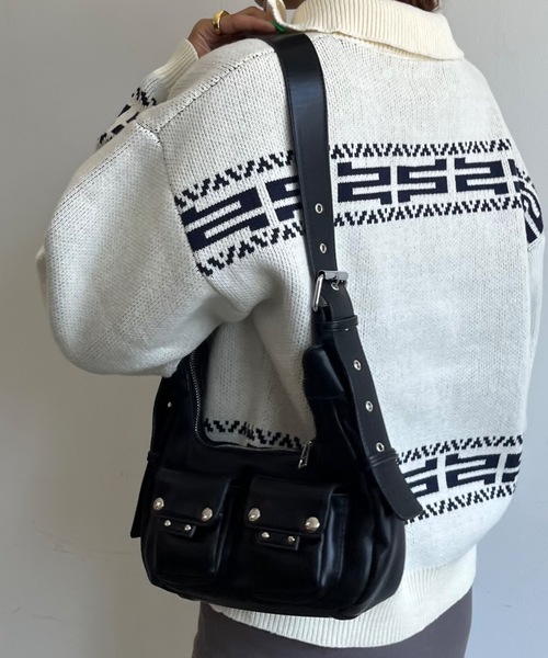 「SHAGGIE」 トートバッグ FREE ブラック レディース_画像4