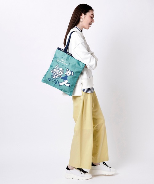 「LeSportsac」 トートバッグ FREE グリーン レディースの画像