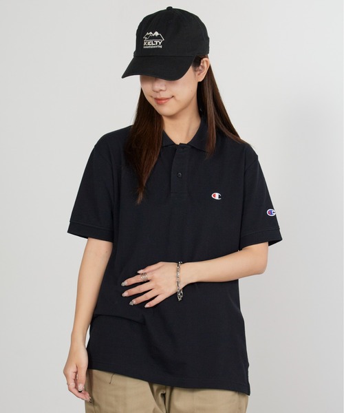 Champion（チャンピオン） ポロシャツ ロゴワッペン ベーシック