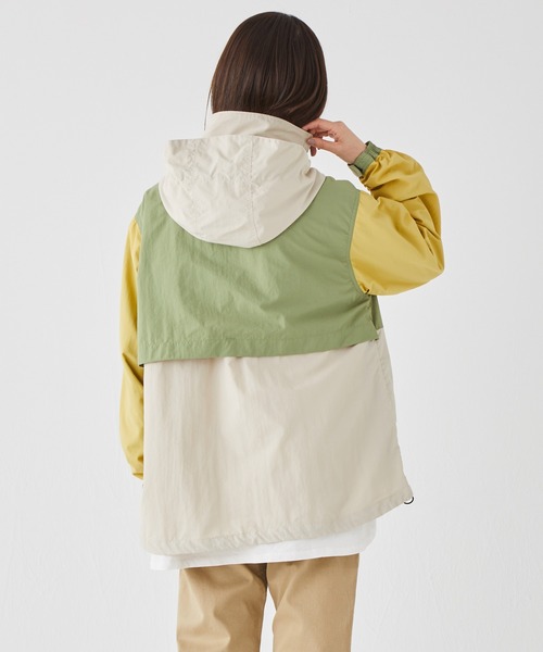 「KRIFF MAYER Lady's Collection」 マウンテンパーカー LARGE ネイビー レディース_画像3