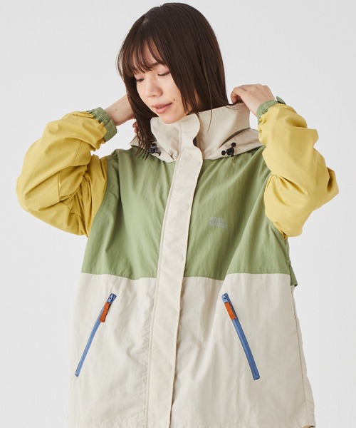 「KRIFF MAYER Lady's Collection」 マウンテンパーカー LARGE ネイビー レディース_画像8