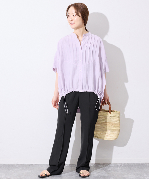SLOBE IENA（スローブイエナ） パンツ 「4サイズ展開」ピンタック