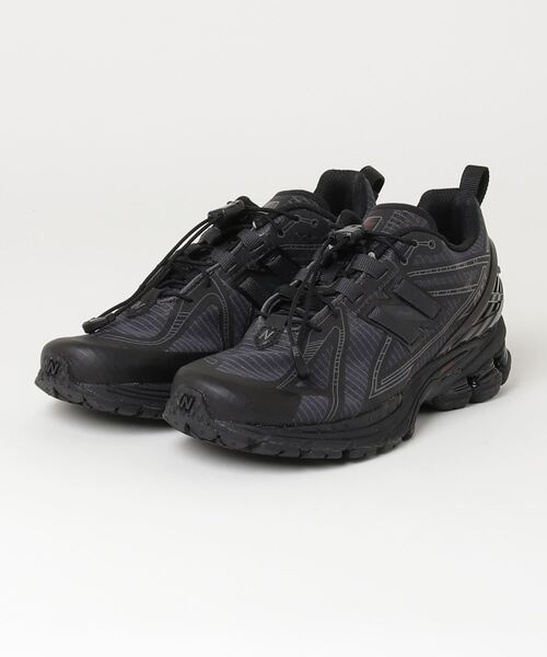 「New Balance」 ローカットスニーカー 24.5cm ブラック メンズの画像