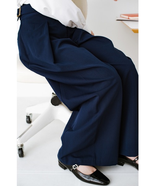 「haco!」 パンツ LARGE ネイビー レディース_画像8