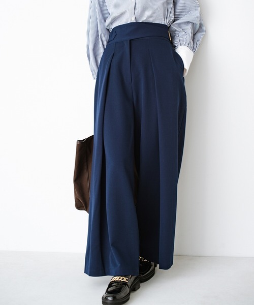 「haco!」 パンツ LARGE ネイビー レディース_画像9