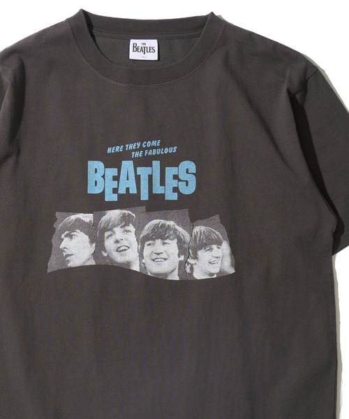 THE BEATLES グレー フェード Tシャツ 2007年 The Beatles tシャツ 「THE BEATLES/ザ ビートルズ」ツアープリント