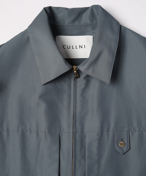 ブルゾン アウター Front Pleated Zip Up Blouson メンズの画像