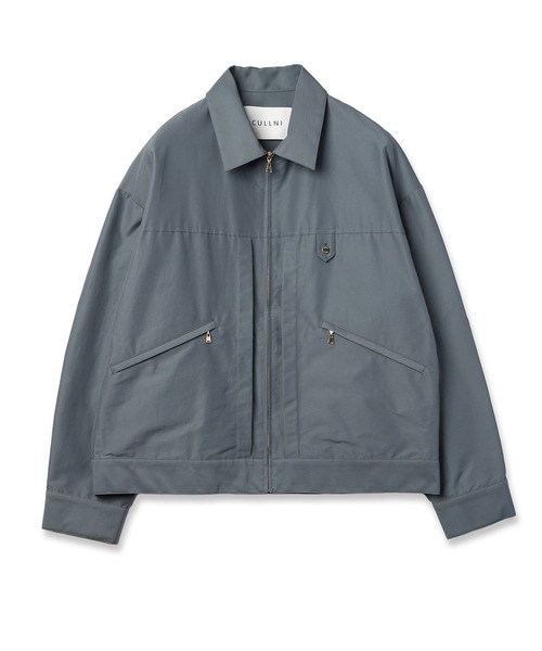 ブルゾン アウター Front Pleated Zip Up Blouson メンズの画像