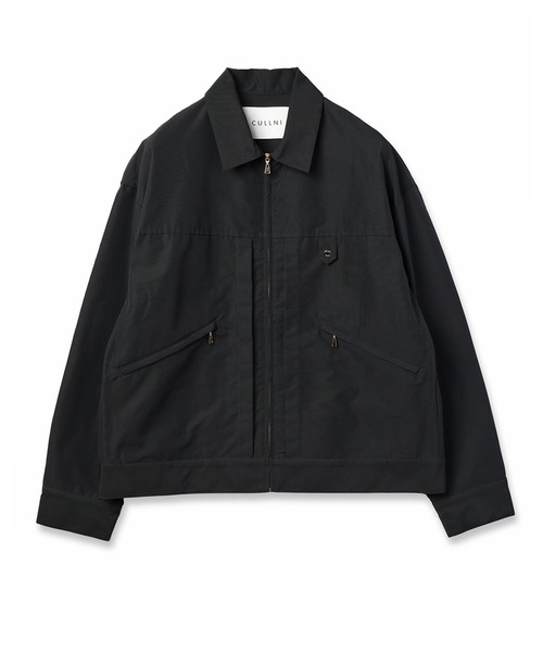 ブルゾン アウター Front Pleated Zip Up Blouson メンズの画像