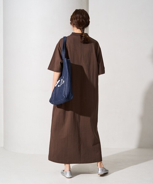 「FREAK'S STORE」 半袖ワンピース SMALL グリーン レディース_画像9