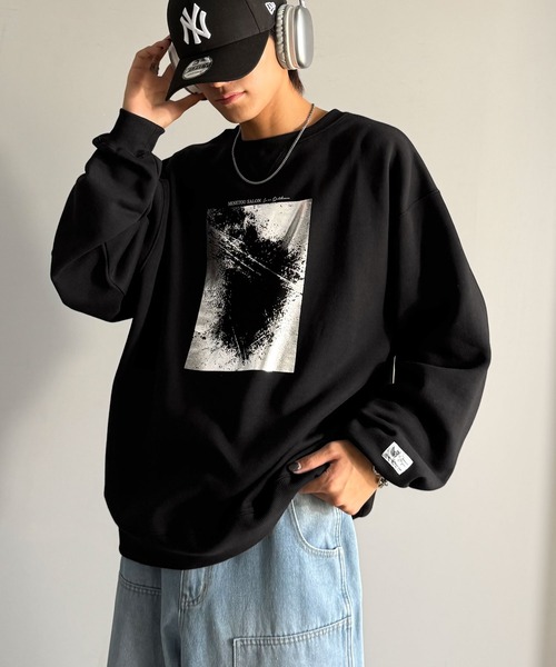 「Classical Origin」 スウェットカットソー LARGE ブラック メンズ_画像9