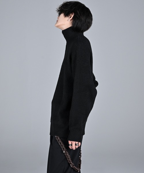 「ADRER」 長袖ニット LARGE ブラック メンズ_画像5