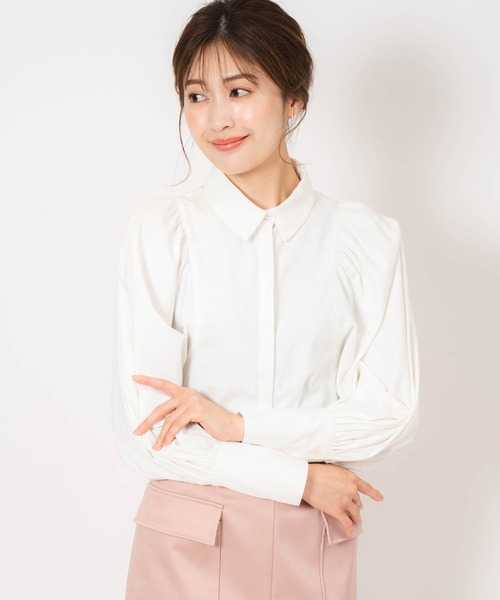 「NOELA」 長袖シャツ フリー ブラック レディース_画像2