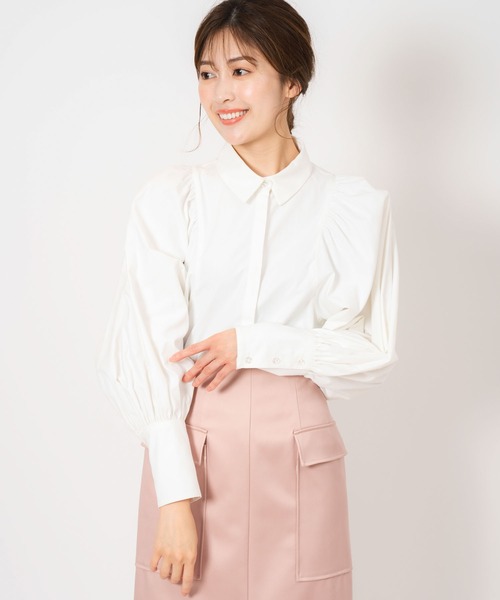 「NOELA」 長袖シャツ フリー ブラック レディース_画像9