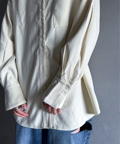 「feepur」 長袖シャツ MEDIUM ブラック レディース_画像5
