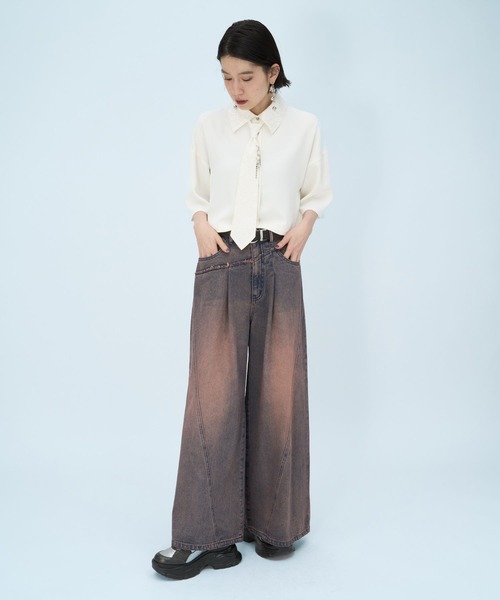 HARE（ハレ） ワイドパンツ ジーンズ デニム デニムパンツ 「S/M 2