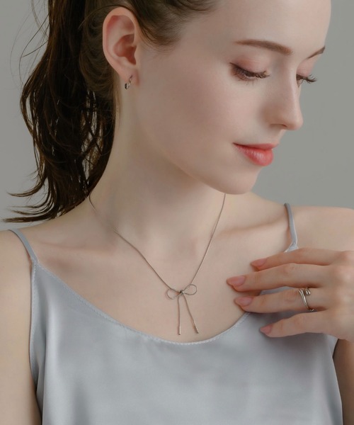 「muku」 ネックレス 45 シルバー レディース_画像9
