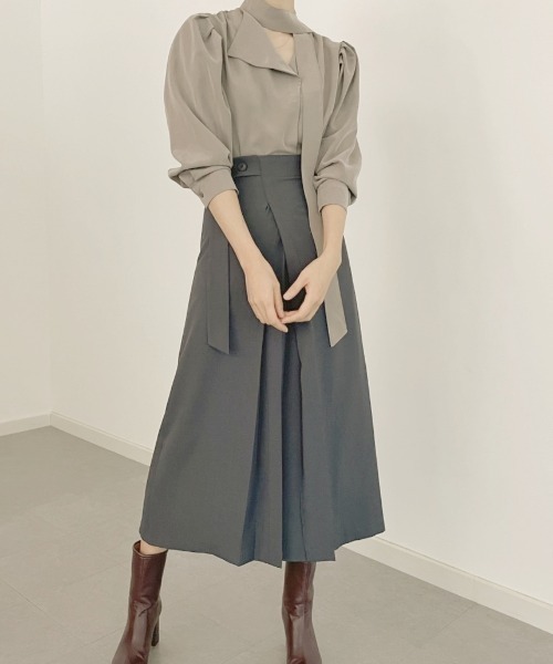 「a lot of love」 スカート L ブラック レディース_画像6