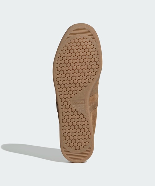 「adidas」 ローカットスニーカー 24.5糎 赤銅色 レディース