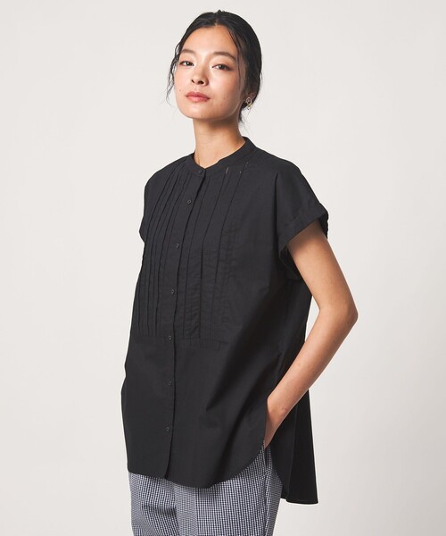 ブラウス シャツ コットン ピンタック フレンチスリーブブラウス 「A DAY IN THE LIFE」 レディースの画像