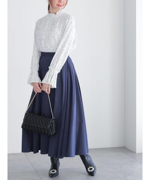 「Te chichi」 長袖ブラウス F サックスブルー レディース_画像5