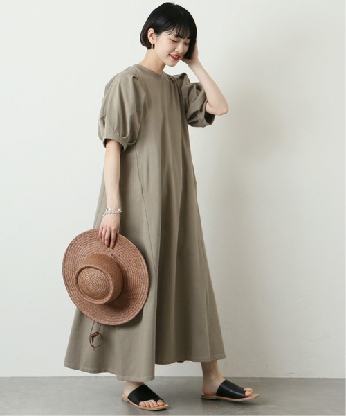 「JOURNAL STANDARD」 半袖ワンピース - ブルー レディース_画像2