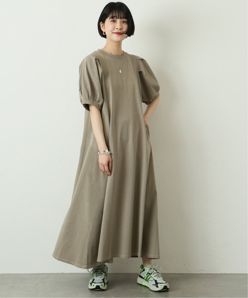 「JOURNAL STANDARD」 半袖ワンピース - ブルー レディース_画像4